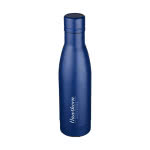 Botella personalizada de lujo color azul con logo