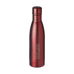Botella personalizada de lujo color rojo con logo