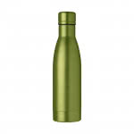 Botella personalizada de lujo color verde vista delantera