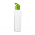 Botella clásica de tritán con tapón color verde lima