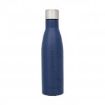 Botella moteada color azul vista delantera