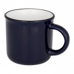 Mugs de merchandising tipo vintage color azul oscuro