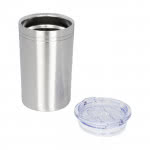 Vaso térmico de acero para empresas color plateado segunda vista