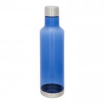 Botella de tritán con logo color azul