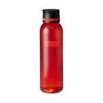 Colorida botella publicitaria de tritán color rojo
