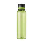 Colorida botella publicitaria de tritán color verde claro vista delantera