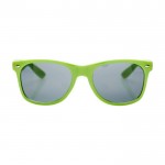 Gafas de sol de regalo para niños color verde lima segunda vista frontal