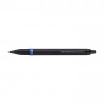 Bolígrafo metálico con mecanismo de clic tinta azul Parker color azul primera vista