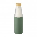 Botella termo de diseño elegante color verde menta tercera vista