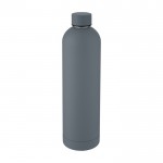 Botella termo de diseño moderno color gris oscuro