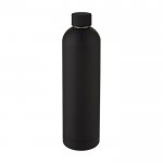 Botella termo de diseño moderno color negro