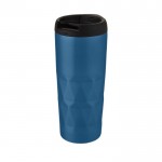 Colorido vaso isotérmico geométrico color azul