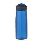 Botella CamelBak® de tritán reciclado con pajita antifugas 750ml color azul real segunda vista frontal