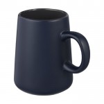 Taza de cerámica con forma de jarra color azul marino