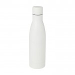 Botella térmica de acero inoxidable reciclado 500ml color blanco tercera vista