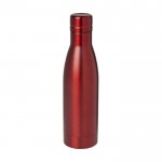 Botella térmica de acero inoxidable reciclado 500ml color rojo tercera vista
