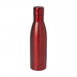 Botella térmica de acero inoxidable reciclado 500ml color rojo tercera vista
