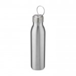 Botella de acero inoxidable reciclado antifugas y con asa 720ml color plateado tercera vista