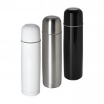Termo de acero inoxidable reciclado con tapa estilo vaso 750ml color negro segunda vista varios colores