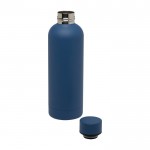 Botella de cobre y acero inoxidable reciclado aislada al vacío 500ml color azul marino tercera vista