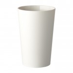 Taza de plástico para café resistente a altas temperaturas 300ml color blanco