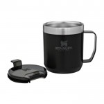 Taza térmica de acero inoxidable y tritán Stanley Classic 350ml color negro