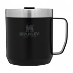 Taza térmica de acero inoxidable y tritán Stanley Classic 350ml color negro segunda vista frontal