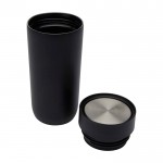Vaso térmico de acero inoxidable con apertura pulsador 350ml color negro segunda vista