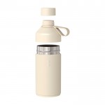Botella de acero inoxidable reciclado doble pared 750ml Ocean Bottle color arena tercera vista