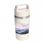 Taza de viaje de acero con tapa hermética 350ml Stanley Café-To-Go color beige
