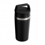 Taza de viaje de acero con tapa hermética 350ml Stanley Café-To-Go color negro