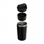 Taza de viaje de acero con tapa hermética 350ml Stanley Café-To-Go color negro segunda vista