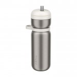 Botella deportiva térmica de acero inoxidable 600ml Mepal Twist color blanco