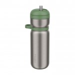Botella deportiva térmica de acero inoxidable 600ml Mepal Twist color verde bosque