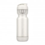 Shaker de plástico con mezclador incluido 800ml Mepal Shaker color blanco
