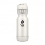 Shaker de plástico con mezclador incluido 800ml Mepal Shaker color blanco vista impresión tampografía