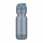 Shaker de plástico con mezclador incluido 800ml Mepal Shaker color azul