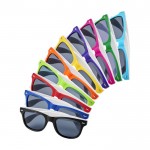 Gafas de sol a dos colores color azul real segunda vista varios colores