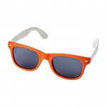 Gafas de sol a dos colores color naranja