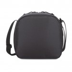 Bolsa térmica portátil de material reciclado de capacidad 9 latas color negro tercera vista