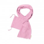 Fular personalizado de algodón orgánico color rosa