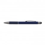 Bolígrafo de aluminio con mango de papel enrollado tinta azul color azul primera vista