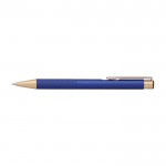 Bolígrafo de aluminio en acabado mate y varios colores tinta azul color azul primera vista
