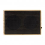 Altavoz inalámbrico 5.0 de bambú con carga solar Solar Bamboo color marrón primera vista