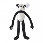 Panda de peluche con velcro en las manos y etiqueta con logo color multicolor primera vista