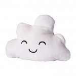 Peluche reversible en forma de nube con dos estados de ánimo color blanco/azul segunda vista