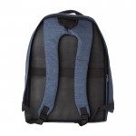 ”Mochila antirrobo RPET para PC con tira ajustable al trolley 15””” color azul quinta vista