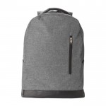 ”Mochila antirrobo RPET para PC con tira ajustable al trolley 15””” color gris topo primera vista