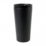 Vaso térmico de acero reciclado con aislamiento al vacío 500ml color negro