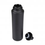 Botella térmica acero inoxidable reciclado resistente al sudor 740ml color negro segunda vista